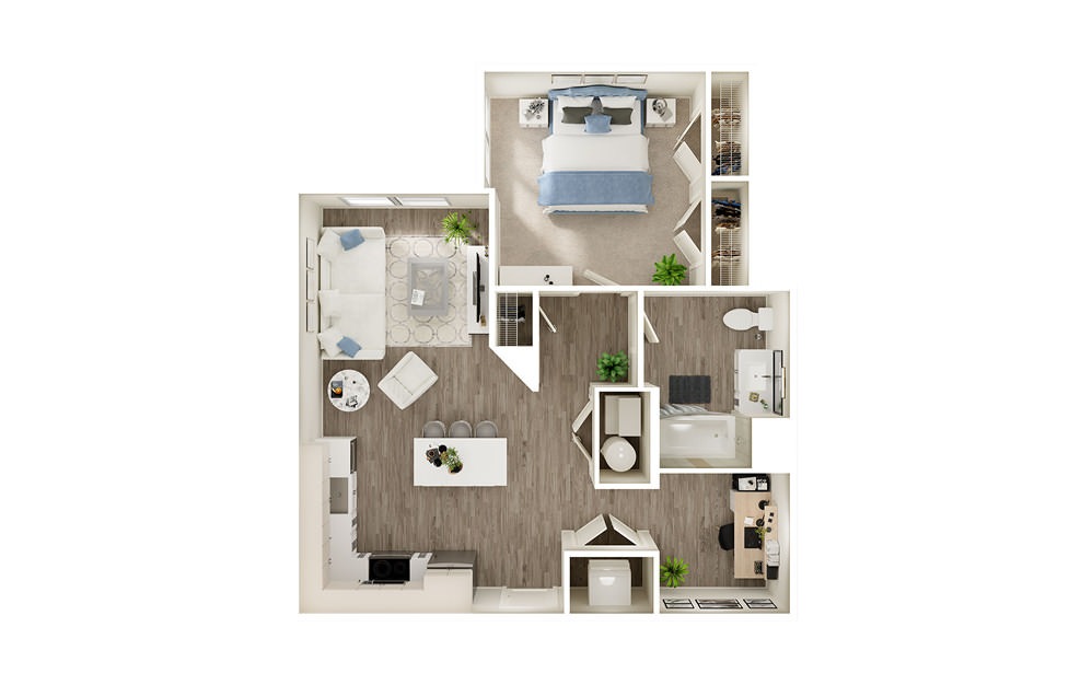 ADD - 1 bedroom floorplan layout with 1 bath and 758 square feet. ADD - 1 bedroom floorplan layout with 1 bath and 758 square feet.
